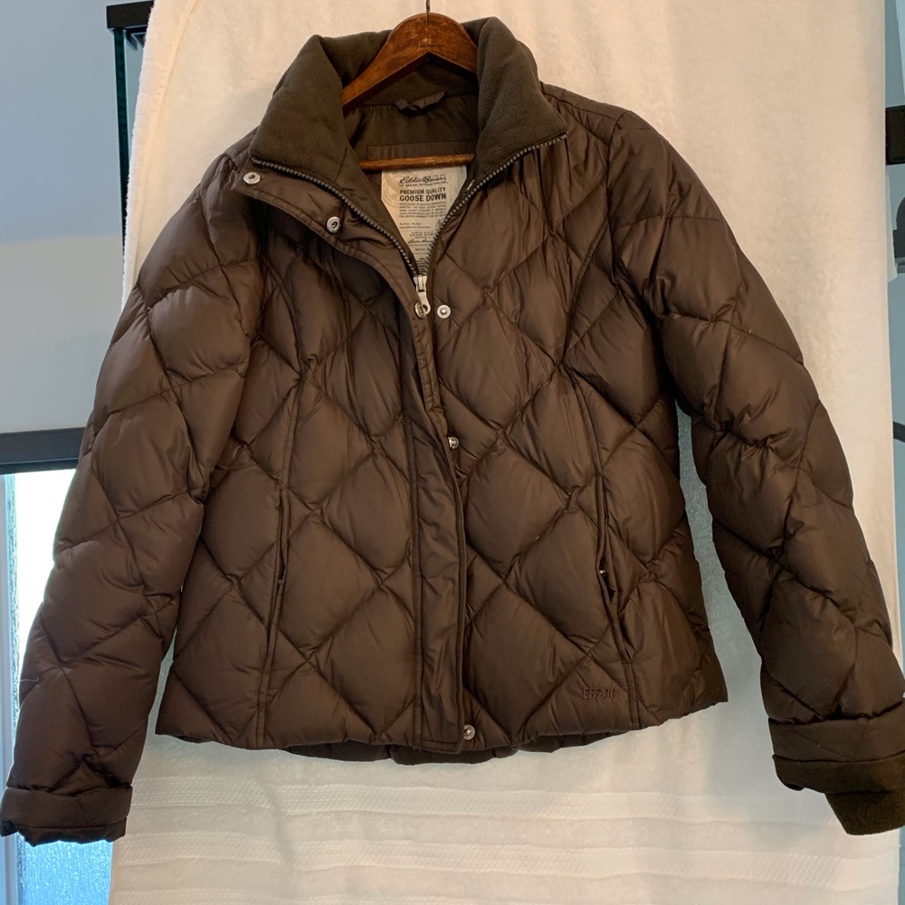 Warm down puffer jacket